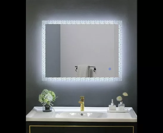 Illuminated bathroom LED Mirror