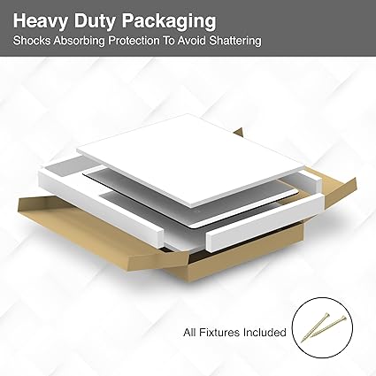 Illuminated bathroom Mirror with LED