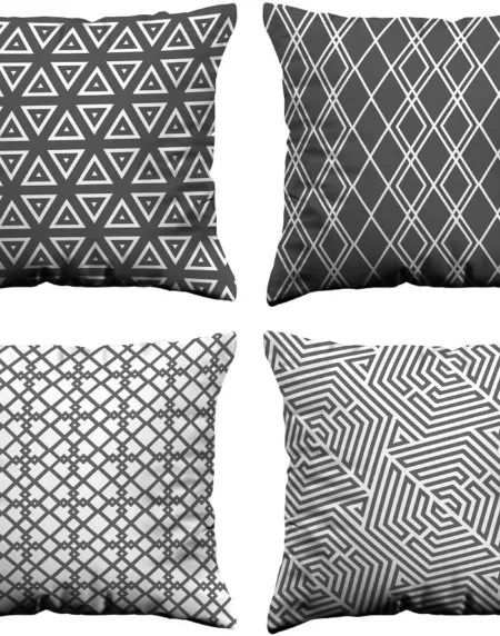 BEDBRIC Cushion Covers Set of 4