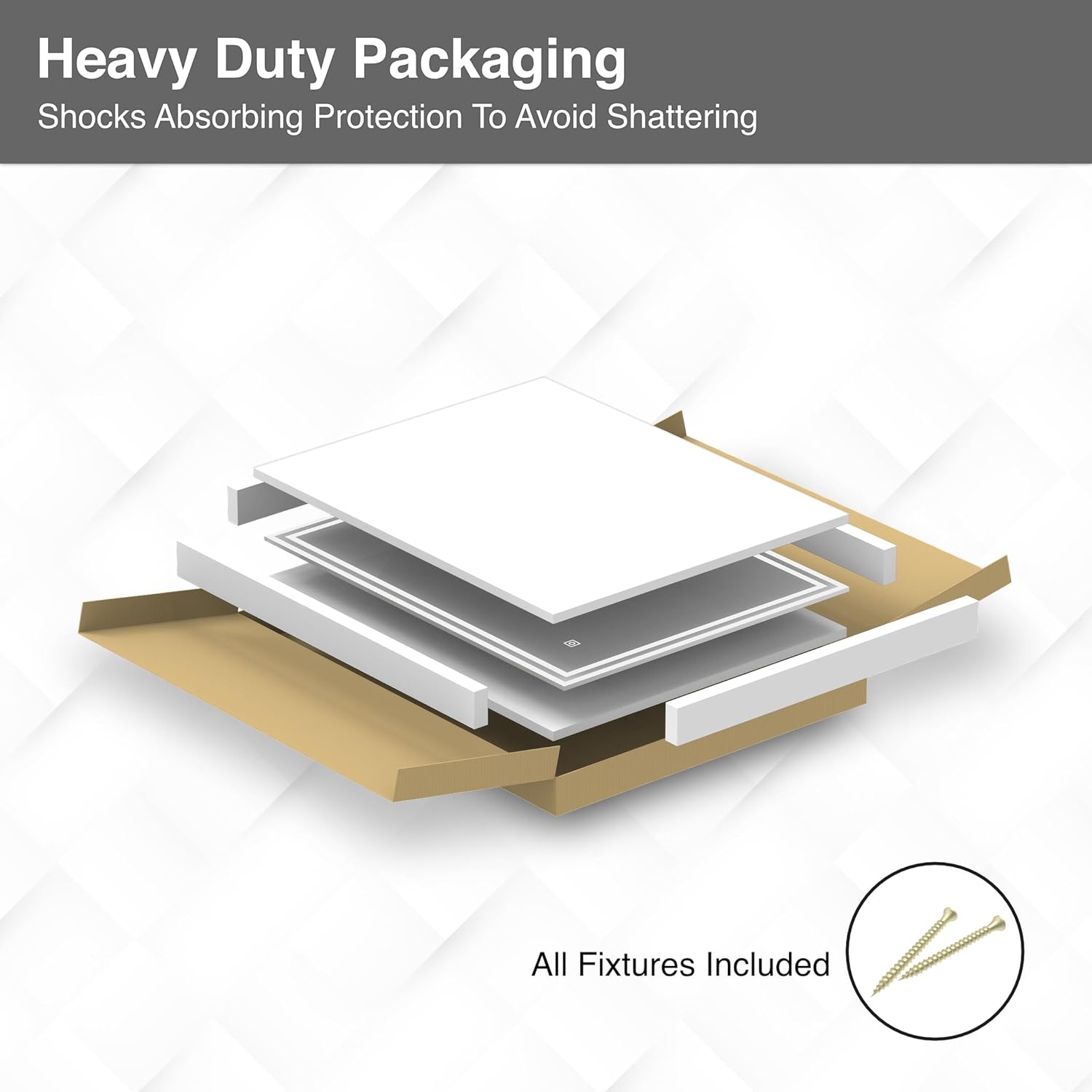 Anti Fog Bathroom LED Mirror - Image 5