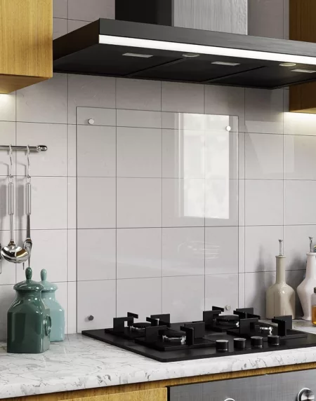 Tempered Glass Splashback for Kitchen