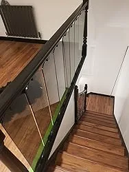 Toughened Grey Tinted Decking Panel for Stair, Landing, or Balcony.